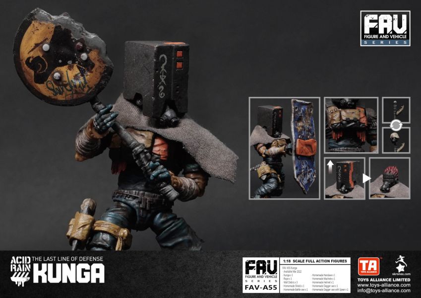 酸雨戰爭 FAV-A55 Kunga 昆加 FAV-A55,Kunga,昆加,酸雨戰爭,酸雨戰爭,劉斯傑,TOYS ALLIANCE ACID RAIN Preorder,可動公仔,酸雨,設計師公仔,遊戲,酸雨戰爭現貨,酸雨戰爭公鹿小隊,酸雨戰爭動畫,酸雨戰爭購買,酸雨戰爭介紹,酸雨戰爭wiki,香港設計師