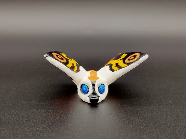 BANDAI  怪獸王俱樂部 哥吉拉 指偶 - 摩斯拉 (東京SOS) 2003年 中古品-C級 