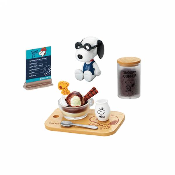 RE-MENT SNOOPY系列 史努比的烘焙咖啡坊Coffee Roastery café 一中盒 8入 