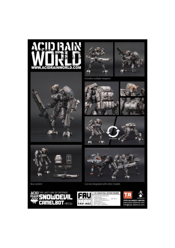 【TOYS ALLIANCE】FAV-A62 Snowdevil Camelbot HR12v 雪鬼骆驼人