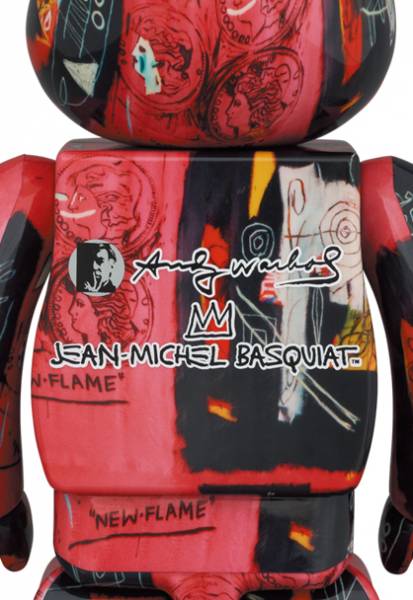 庫柏力克熊 BE@RBRICK 100%&400% Andy Warhol × JEAN-MICHEL BASQUIAT #1 