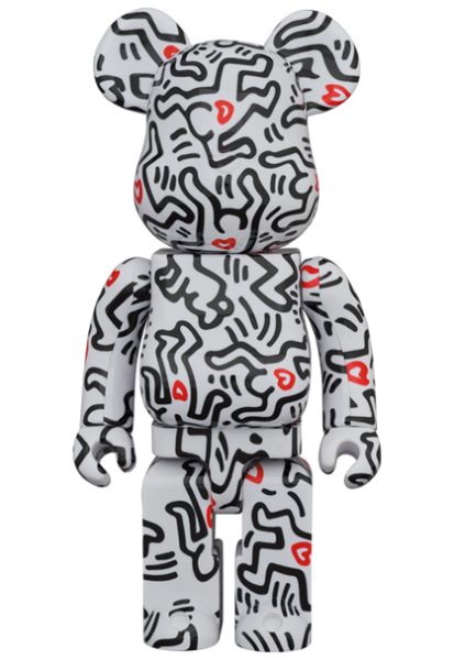 庫柏力克熊 BE@RBRICK 100%&400% set Keith Haring #8 凱斯哈林 聯名款8代 
