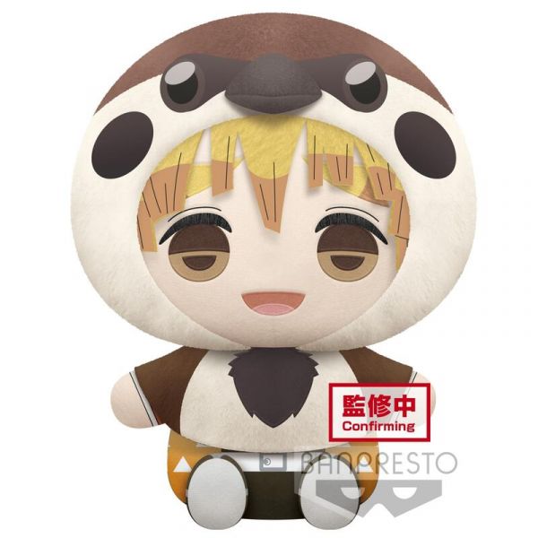 BANPRESTO 代理版 鬼滅之刃 大型絨毛布偶 模仿啾太郎的我妻善逸 
