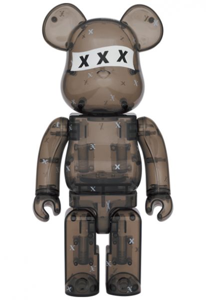 BE@RBRICK 100%&400% set GOD SELECTIONXXX BLACKCLEAR Be@rbrick,庫柏力克,BEARBICK,藝術家,聯名熊