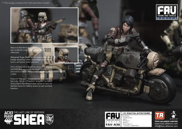 酸雨戰爭 FAV-A36 Shea 希婭 酸雨戰爭,劉斯傑,TOYS ALLIANCE ACID RAIN Preorder,可動公仔,酸雨,設計師公仔,遊戲,酸雨戰爭現貨,酸雨戰爭公鹿小隊,酸雨戰爭動畫,酸雨戰爭購買,酸雨戰爭介紹,酸雨戰爭wiki,香港設計師,希婭,FAV-A36,Shea