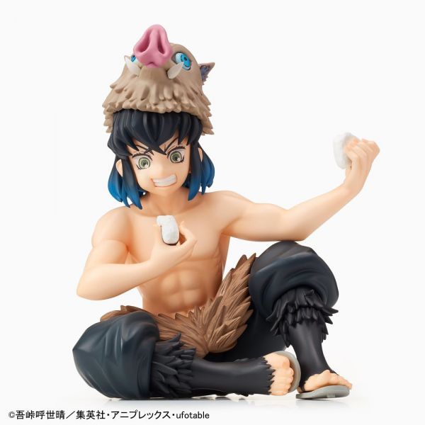 SEGA TOY 日版 PM 鬼滅之刃 嘴平伊之助 吃飯糰 