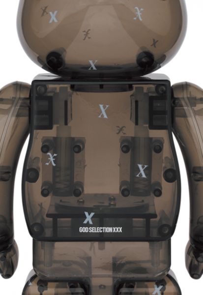 BE@RBRICK 100%&400% set GOD SELECTIONXXX BLACKCLEAR Be@rbrick,庫柏力克,BEARBICK,藝術家,聯名熊