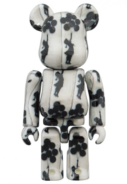 庫柏力克熊 BE@RBRICK 100%&400% set Flying Balloons Girl 氣球女孩 