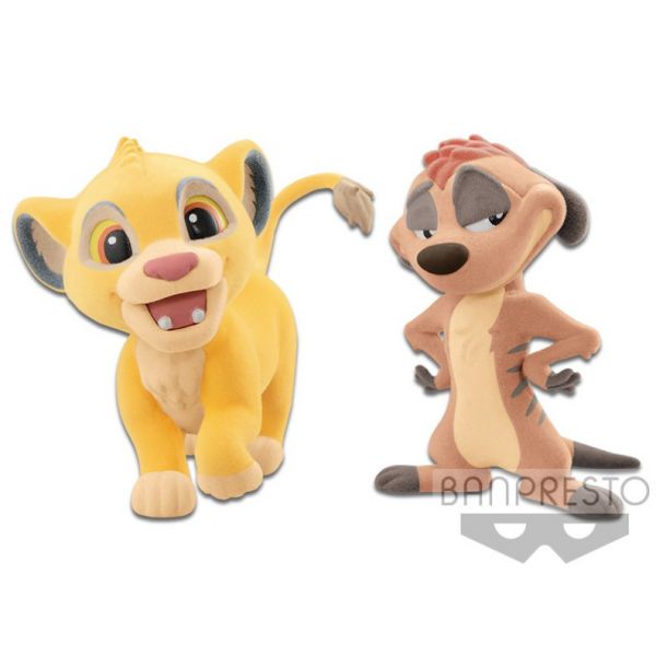 BANPRESTO 日版 Disney Fluffy Puffy 獅子王 辛巴 彭彭 丁滿 