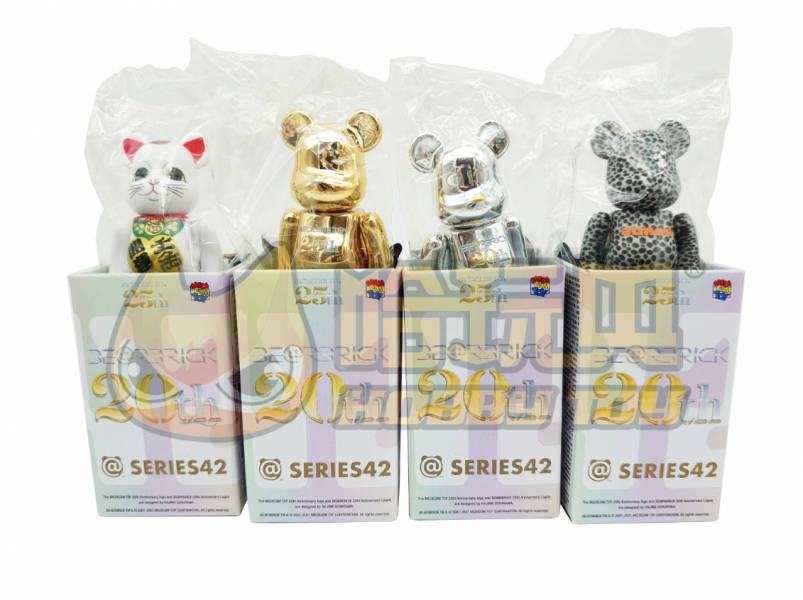 庫柏力克熊 BE@RBRICK 42 代 大全套 (29入) 招財貓 空山基 atmos 