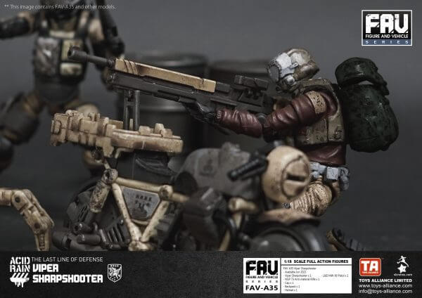 酸雨戰爭 FAV-A35 Viper Sharpshooter 蝮蛇神槍手 酸雨戰爭,劉斯傑,TOYS ALLIANCE ACID RAIN Preorder,可動公仔,酸雨,設計師公仔,遊戲,酸雨戰爭現貨,酸雨戰爭公鹿小隊,酸雨戰爭動畫,酸雨戰爭購買,酸雨戰爭介紹,酸雨戰爭wiki,香港設計師,蝮蛇神槍手,FAV-A35