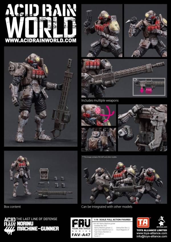 酸雨戰爭 FAV-A47 北伊努機槍手 酸雨戰爭,劉斯傑,TOYS ALLIANCE ACID RAIN Preorder,可動公仔,酸雨,設計師公仔,遊戲,酸雨戰爭現貨,酸雨戰爭公鹿小隊,酸雨戰爭動畫,酸雨戰爭購買,酸雨戰爭介紹,酸雨戰爭wiki,香港設計師,北伊努機槍手,FAV-A47