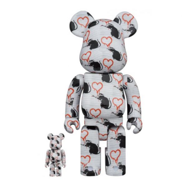 BE@RBRICK 100%&400%LOVE RAT                                                                