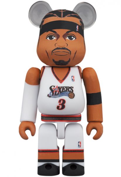 庫柏力克熊 BE@RBRICK 100%&400% set Allen Iverson(Philadelphia 76ers) 
