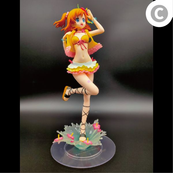壽屋 love live! 1/8 PVC 高阪穗乃果 夏色笑容1,2,Jump Ver. 中古品-C級 