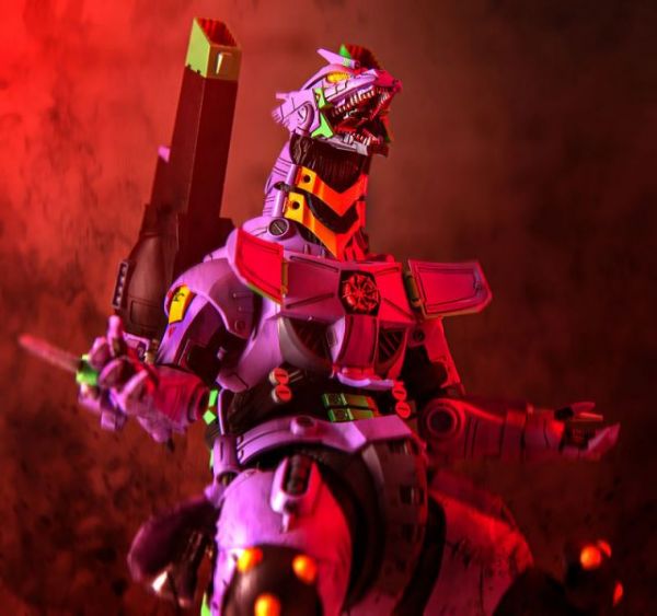 \AOSHIMA 組裝模型 哥吉拉x EVA 三式機龍 初號機ver. 