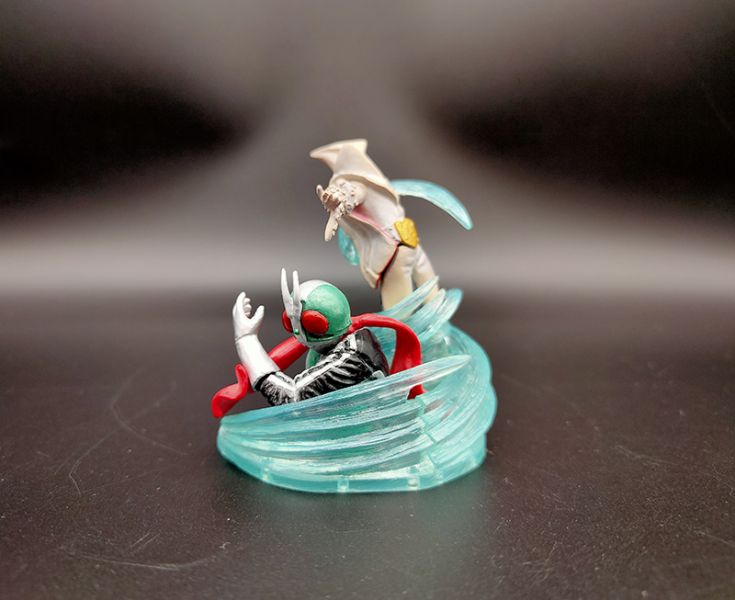 BANDAI 假面騎士V3 轉蛋 HG 映像場景組 1代 IMAGINATION FIGURE 全5種 中古品-C級 
