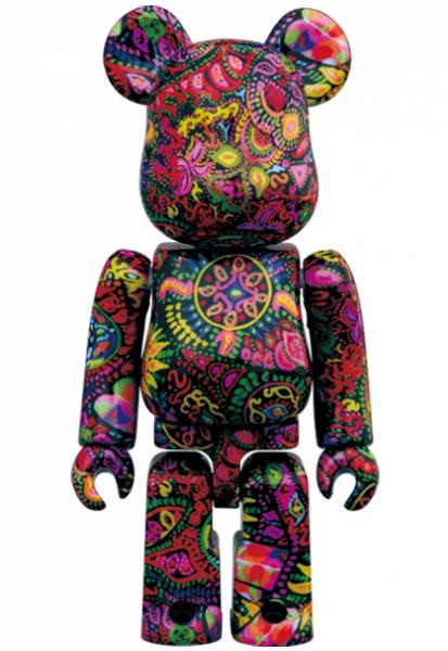 庫柏力克熊 BE@RBRICK 100%&400% set Psychedelic Paisley 迷幻佩斯利 