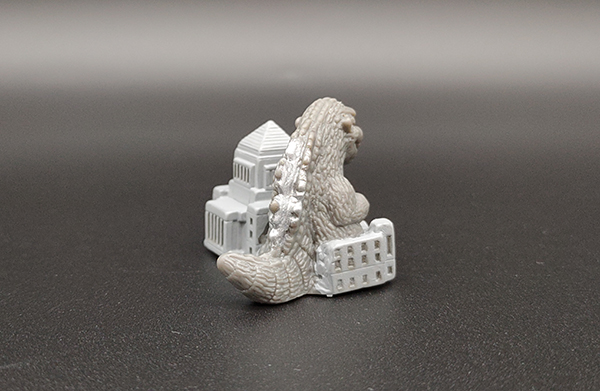 BANDAI 怪獸王俱樂部 哥吉拉 指偶 -初代 哥吉拉 與國會議事堂 1954年 中古品-C級 