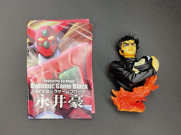FIGUAX 永井豪 DYANMIC GAME BLOCK  惡魔人 01 不動明 胸像盒玩 中古品-C級 