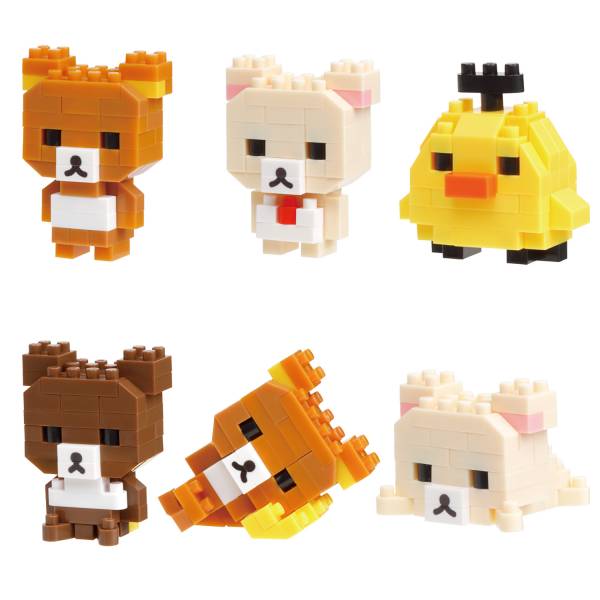 nanoblock NBMC-17S MINI系列 拉拉熊 一中盒(全六款) 