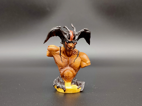 FIGUAX 永井豪 DYANMIC GAME BLOCK 03 惡魔人 胸像盒玩 中古品-C級 