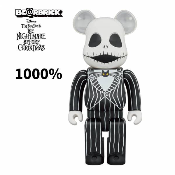 庫柏力克熊 BE@RBRICK 1000% Jack Skellington 2021 聖誕夜驚魂傑克 