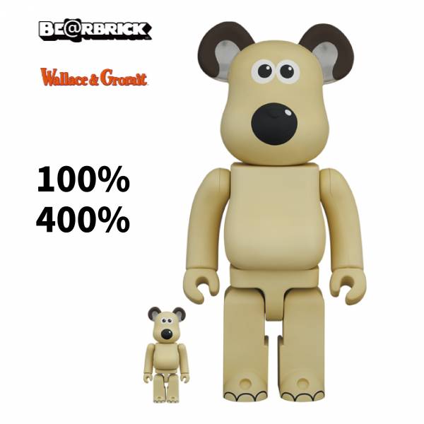 庫柏力克熊 BE@RBRICK 100%&400% set Gromit 超級無敵掌門狗 格羅米特 