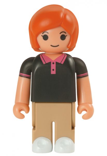 MEDICOM TOY BABEKUB  100% HMV 限定 BOY & GIRL 制服 男孩 女孩 吊卡 中古品-S級 