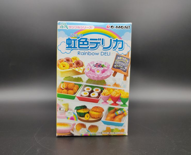 RE-MENT 袖珍系列 彩虹 餐點 單售 7號 融化 起司 炸丸子 食玩 盒玩 中古品-B級 