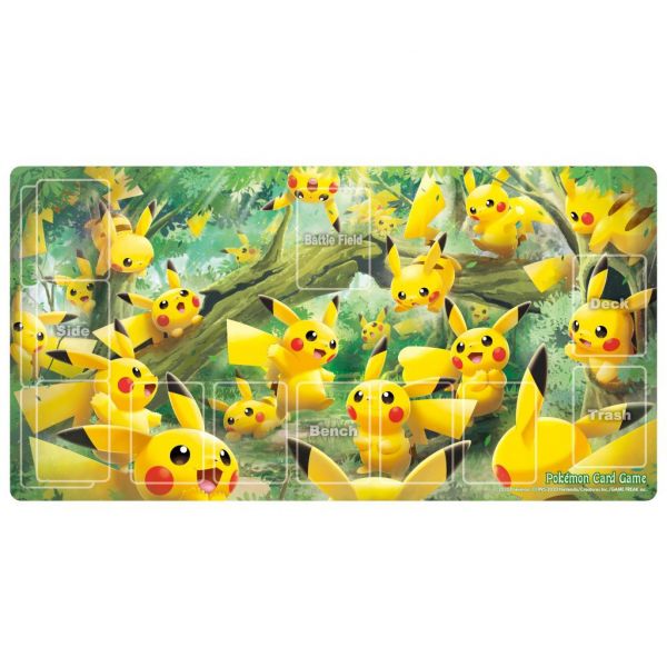 POKEMON 寶可夢 橡膠對戰桌墊 皮卡丘之森 