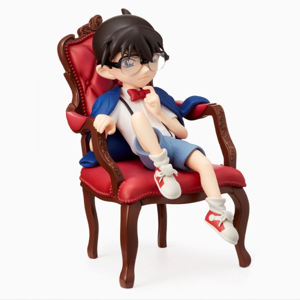 SEGA TOY 日版 名偵探柯南 江戶川柯南 坐姿 附椅子 