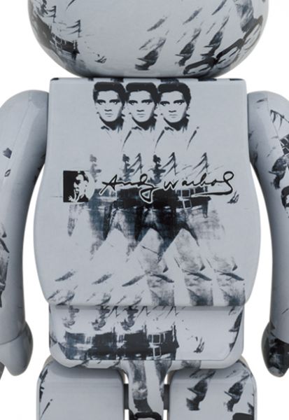 庫柏力克熊 BE@RBRICK 100%&400% Andy Warhols ELVIS PRESLEY 安迪•沃荷 搖滾之王 貓王 