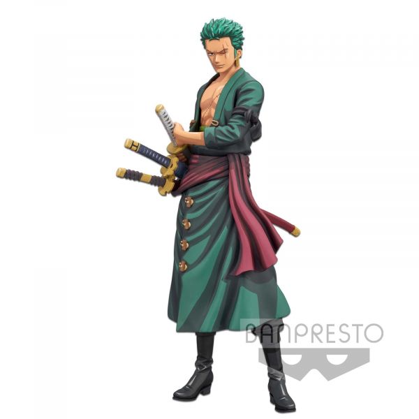 BANPRESTO 海外版 海賊王 Grandista Roronoa Zoro Manga Dimensions 