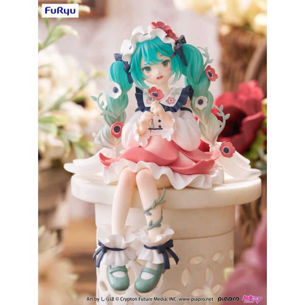 【FURYU】日版 初音未來 Flower Fairy 泡麵蓋 銀蓮花精靈 