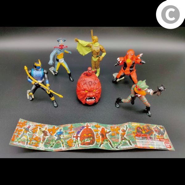 BANDAI 假面騎士 Masked Rider 轉蛋 HG 12 從地底而來的奇怪傢伙編  全5種 中古品-C級 