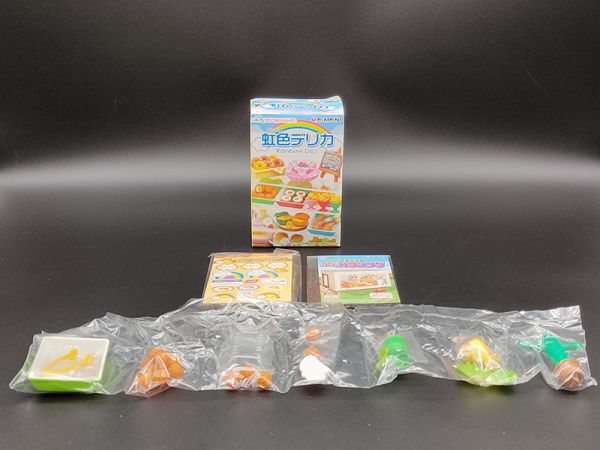RE-MENT 袖珍系列 彩虹 餐點 單售 7號 融化 起司 炸丸子 食玩 盒玩 中古品-B級 