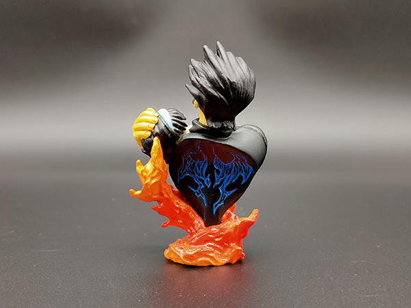 FIGUAX 永井豪 DYANMIC GAME BLOCK  惡魔人 01 不動明 胸像盒玩 中古品-C級 