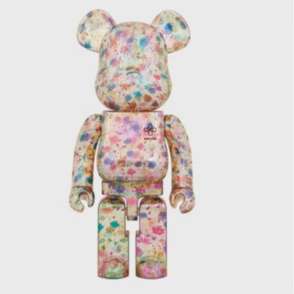 BE@RBRICK 1000% ANEVER透明碎花 Be@rbrick,庫柏力克,BEARBICK,藝術家,聯名熊