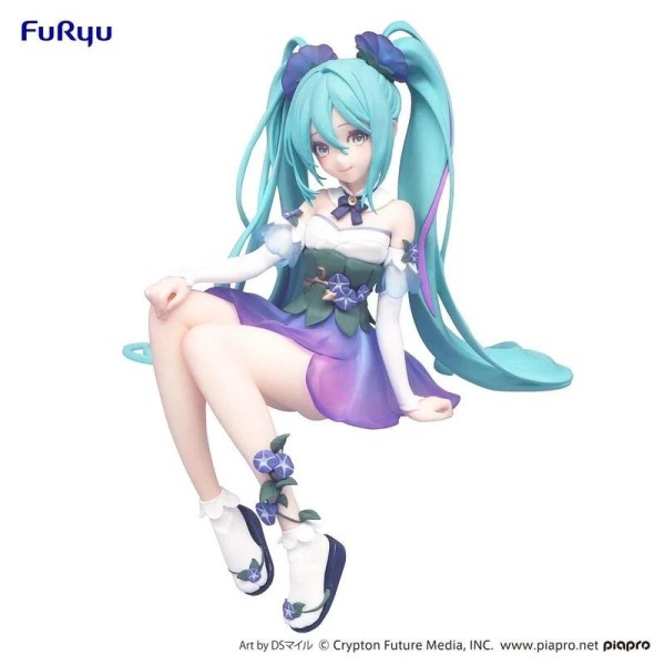 FURYU 日版 初音未來 初音Flower Fairy 朝顔 杯麵蓋 FURYU,日版,初音未來,初音Flower,Fairy,朝顔,杯麵蓋