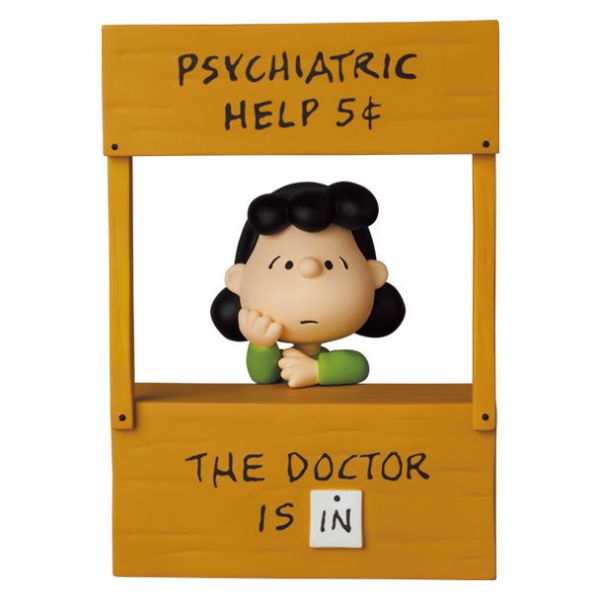 Medicom Toy 軟膠 UDF Peanuts Series 12 PSYCHIATRIC HELP LUCY 