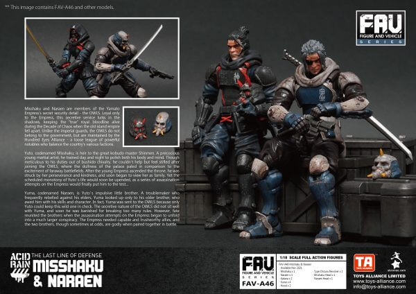 酸雨戰爭 FAV-A46 密跡&那羅延 酸雨戰爭,劉斯傑,TOYS ALLIANCE ACID RAIN Preorder,可動公仔,酸雨,設計師公仔,遊戲,酸雨戰爭現貨,酸雨戰爭公鹿小隊,酸雨戰爭動畫,酸雨戰爭購買,酸雨戰爭介紹,酸雨戰爭wiki,香港設計師,FAV-A46,密跡&那羅延