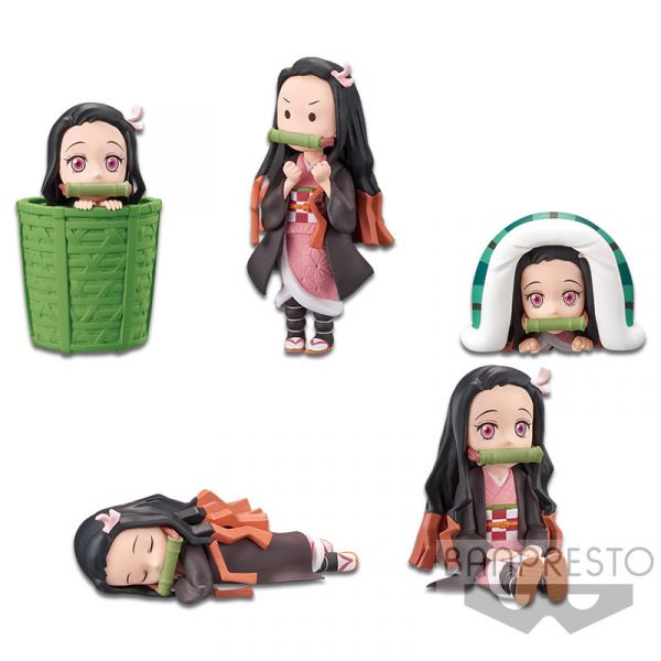 BANPRESTO 代理版-代理版-鬼滅之刃 WCF 竈門禰豆子collection II 全5種 JXBP17456 