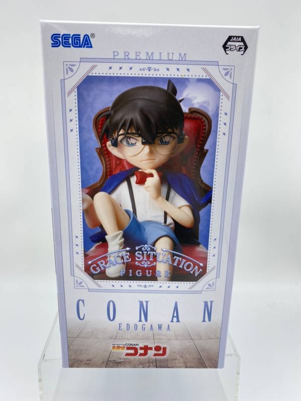 SEGA TOY 日版 名偵探柯南 江戶川柯南 坐姿 附椅子 
