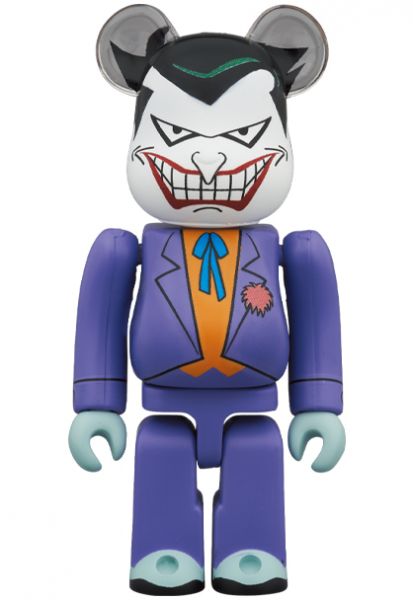 庫柏力克熊 BE@RBRICK 100%&400% JOKER (Batman the Animated Series Version)小丑 BEARBRICK,蝙蝠俠,動畫系列,小丑