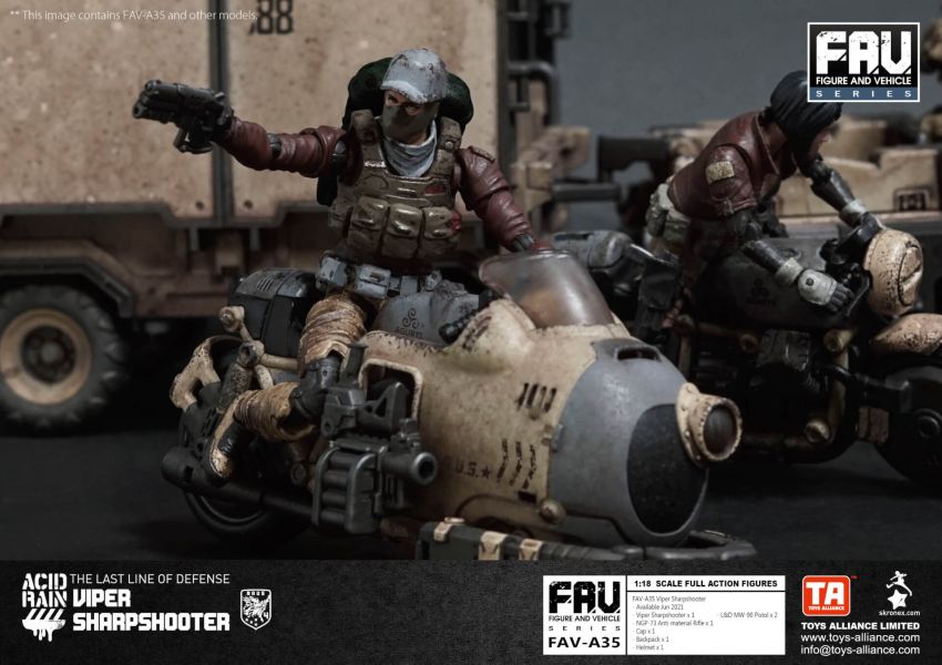 酸雨戰爭 FAV-A35 Viper Sharpshooter 蝮蛇神槍手 酸雨戰爭,劉斯傑,TOYS ALLIANCE ACID RAIN Preorder,可動公仔,酸雨,設計師公仔,遊戲,酸雨戰爭現貨,酸雨戰爭公鹿小隊,酸雨戰爭動畫,酸雨戰爭購買,酸雨戰爭介紹,酸雨戰爭wiki,香港設計師,蝮蛇神槍手,FAV-A35