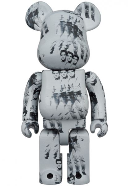 庫柏力克熊 BE@RBRICK 100%&400% Andy Warhols ELVIS PRESLEY 安迪•沃荷 搖滾之王 貓王 