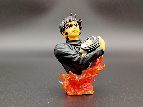 FIGUAX 永井豪 DYANMIC GAME BLOCK  惡魔人 01 不動明 胸像盒玩 中古品-C級 