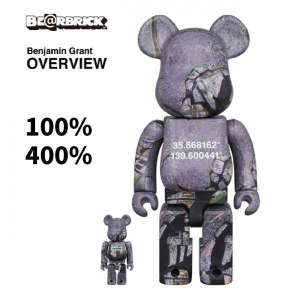 BE@RBRICK 100% & 400% Benjamin Grant「OVERVIEW」TOKYO BE@RBRICK,100% & 400%,Benjamin,Grant「OVERVIEW」,TOKYO,庫柏力克