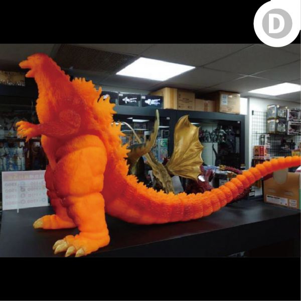 BANDAI 愛藏版 哥吉拉 1996 火焰紅蓮限定版 中古品-D級 